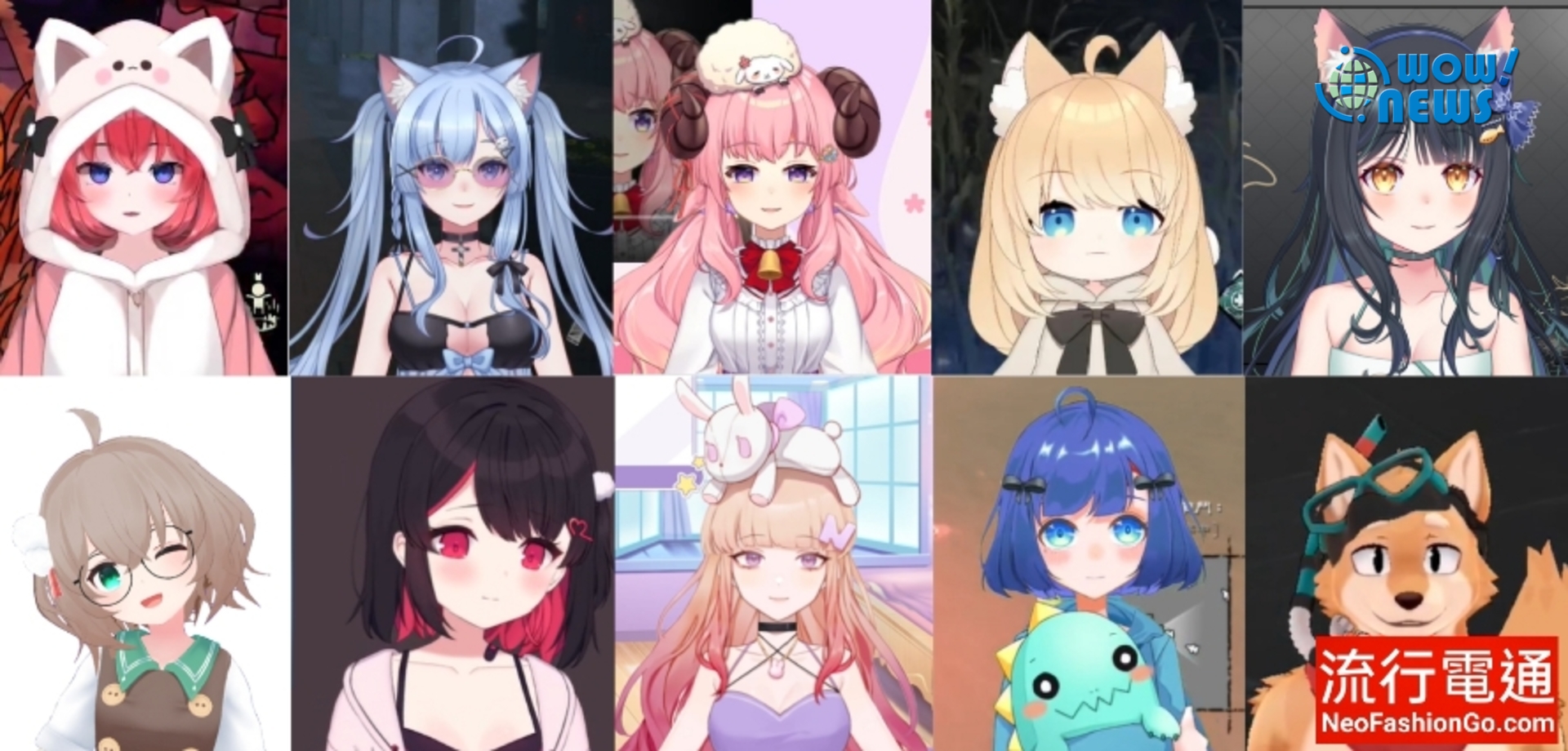 全球「 VTuber TAKEOvER」熱鬧非凡 台灣Twitch VTuber 實況主小舞、菲フェイ、烟花蹦蹦蹦、紋紋、仔魚、海底仙人、紅茶拿鐵だよ、罐子_ナ、 朝朝、沃夫曼共襄盛舉