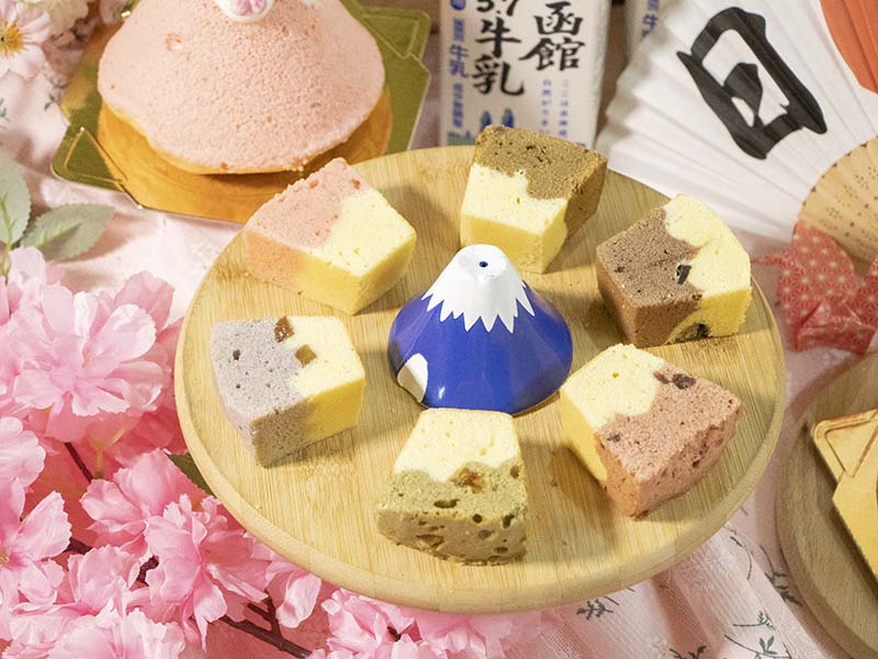 人氣爆棚富士山造型磅蛋糕！嚴選北海道鮮奶、天然食材製作