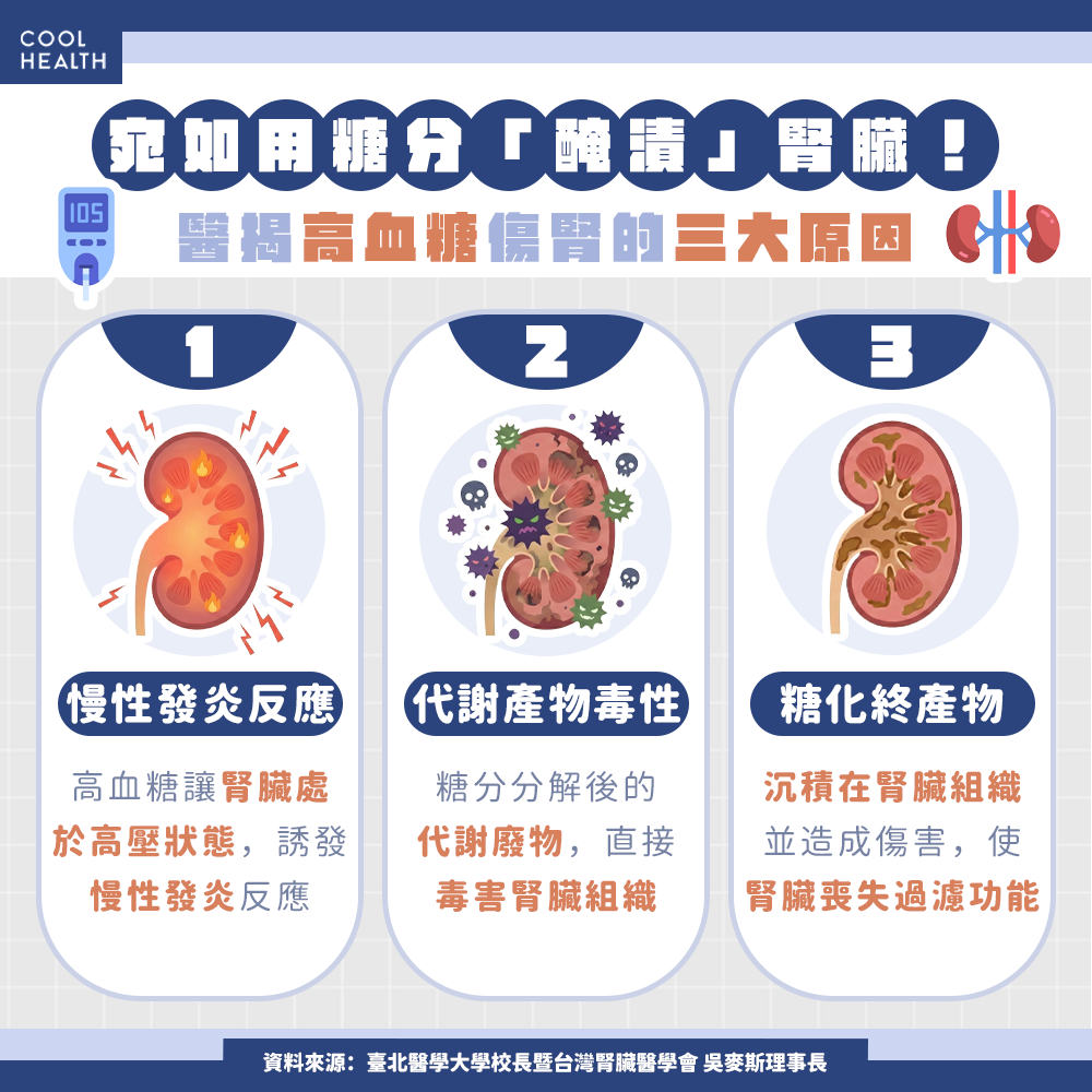 全台200萬人「腎臟過勞」！ 醫揭糖友護腎法則：「1件事」務必要先解決
