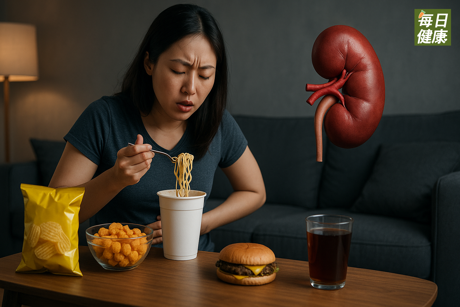 泡麵、冷凍餐等超加工食品小心！鈉含量驚人　吃越多腎臟病風險增加18%