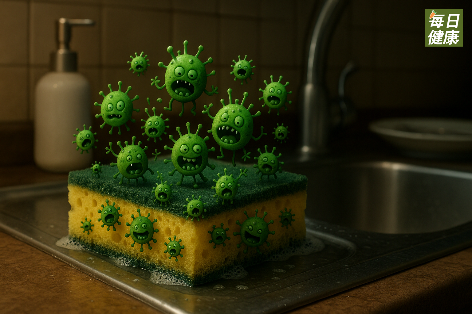 洗碗海綿竟比馬桶還髒！專家曝「1習慣」恐釀隱形威脅　每2週換1次更衛生