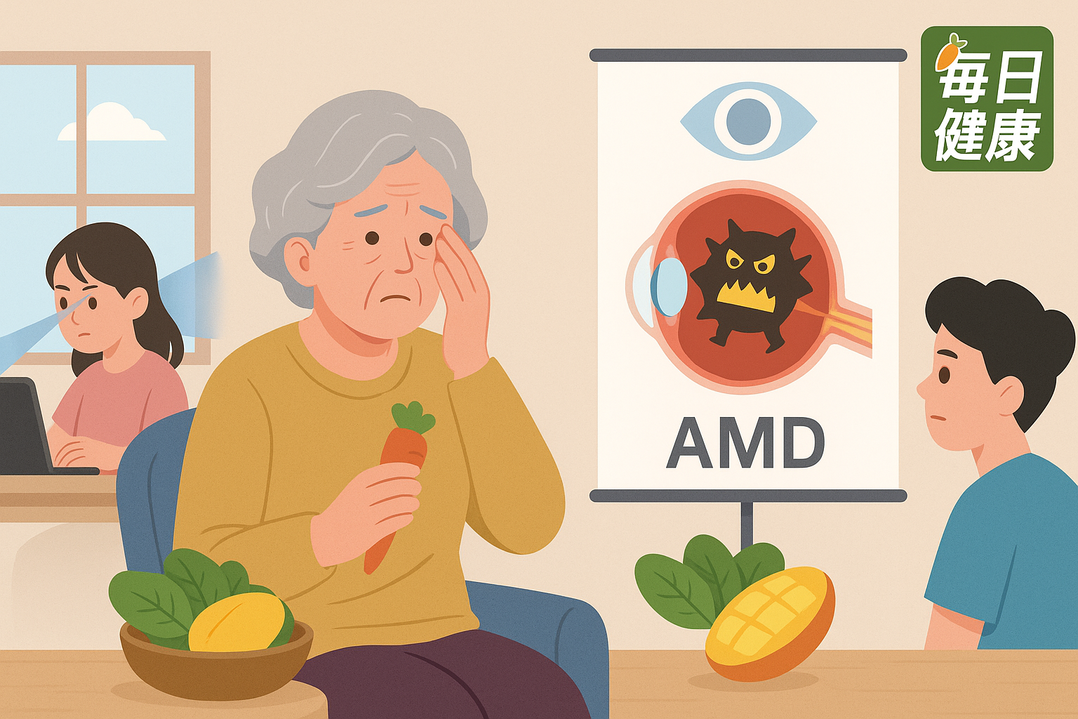 抗衡小怪獸！「這些食物」幫眼睛補充維他命　護眼妙招一次學起來