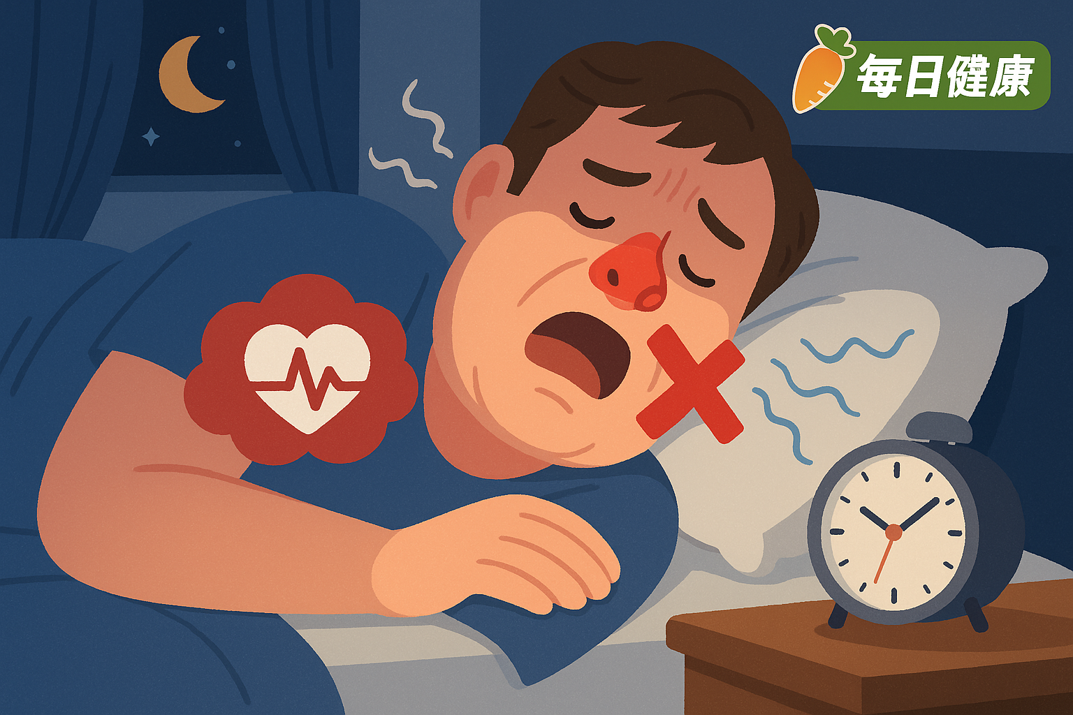 打呼不只影響睡眠！醫示警「這病」恐致心臟病、高血壓　1習慣也要小心